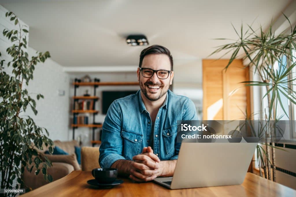 People working on computers